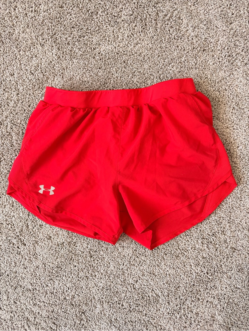 Under Armour Red Women's Athletic Shorts